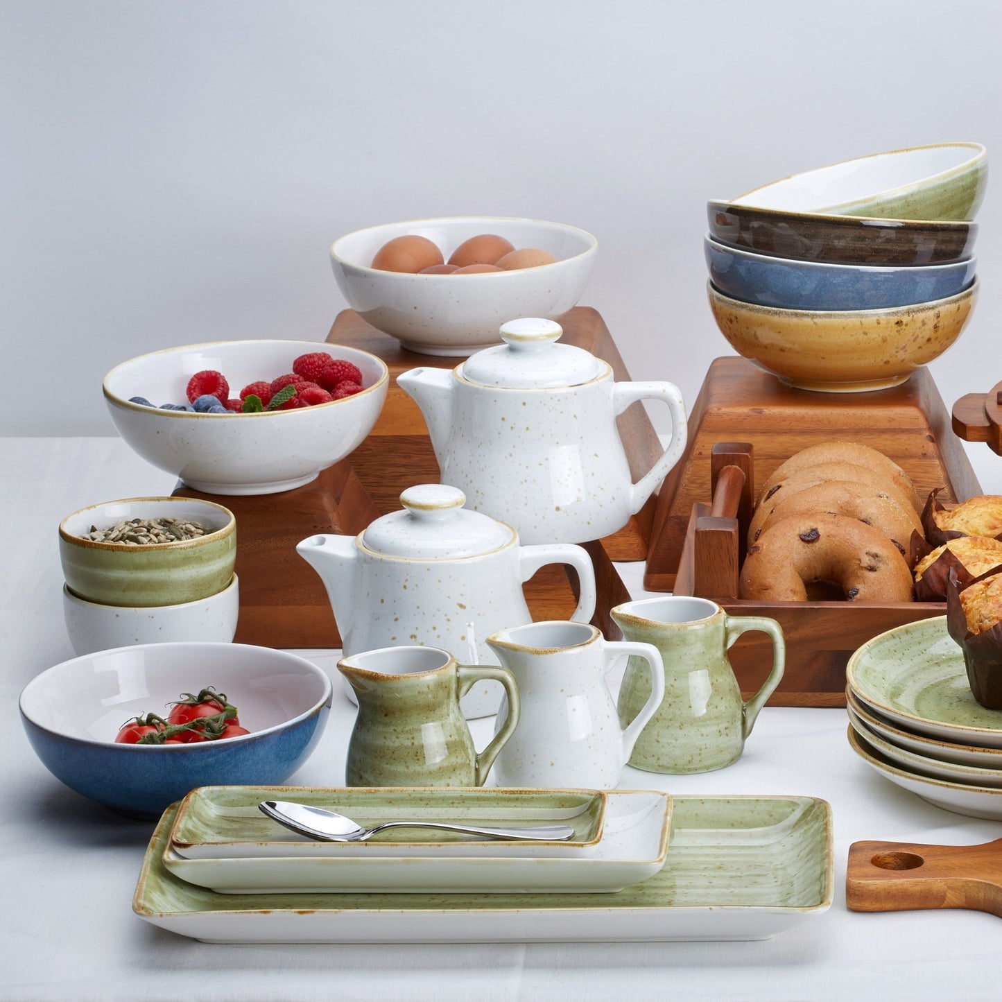 Coupe Bowl 675ml 16.8cm -Meadow Green