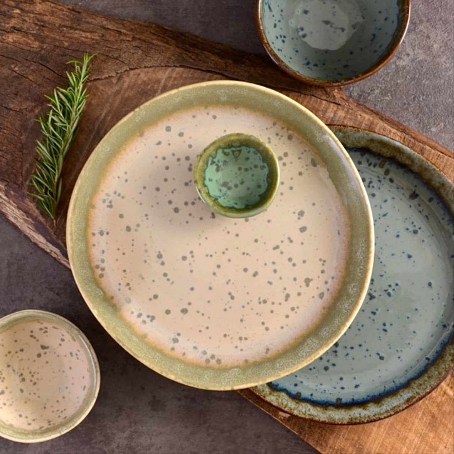 Bowl 246ml 12cm- Organic green
