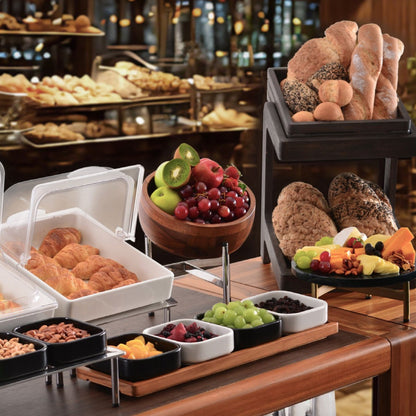 Large round stackable bowl 24cm – Acacia wood