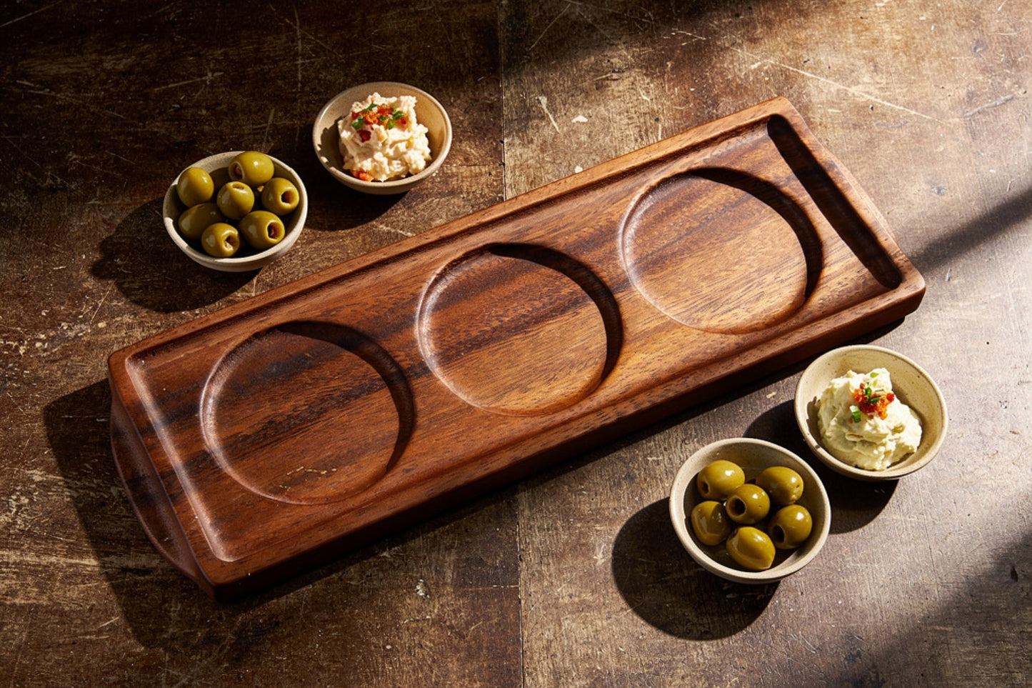 Wooden tray 28×9×3cm