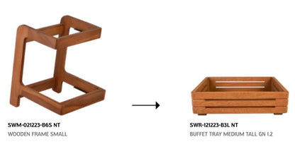 מסגרת קטנה מעץ 31.2x32.8x41.4ס"מ