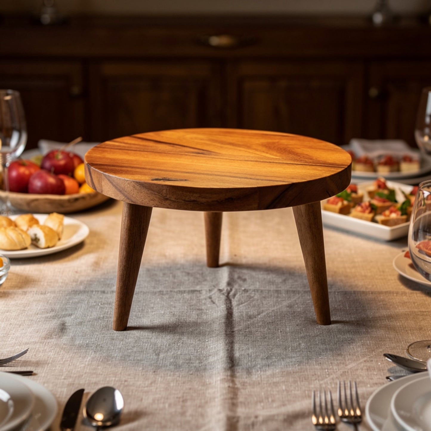 Large wooden stand 28×25cm