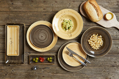 Coupe plate 20,24,26.4&31cm -Woodland Brown