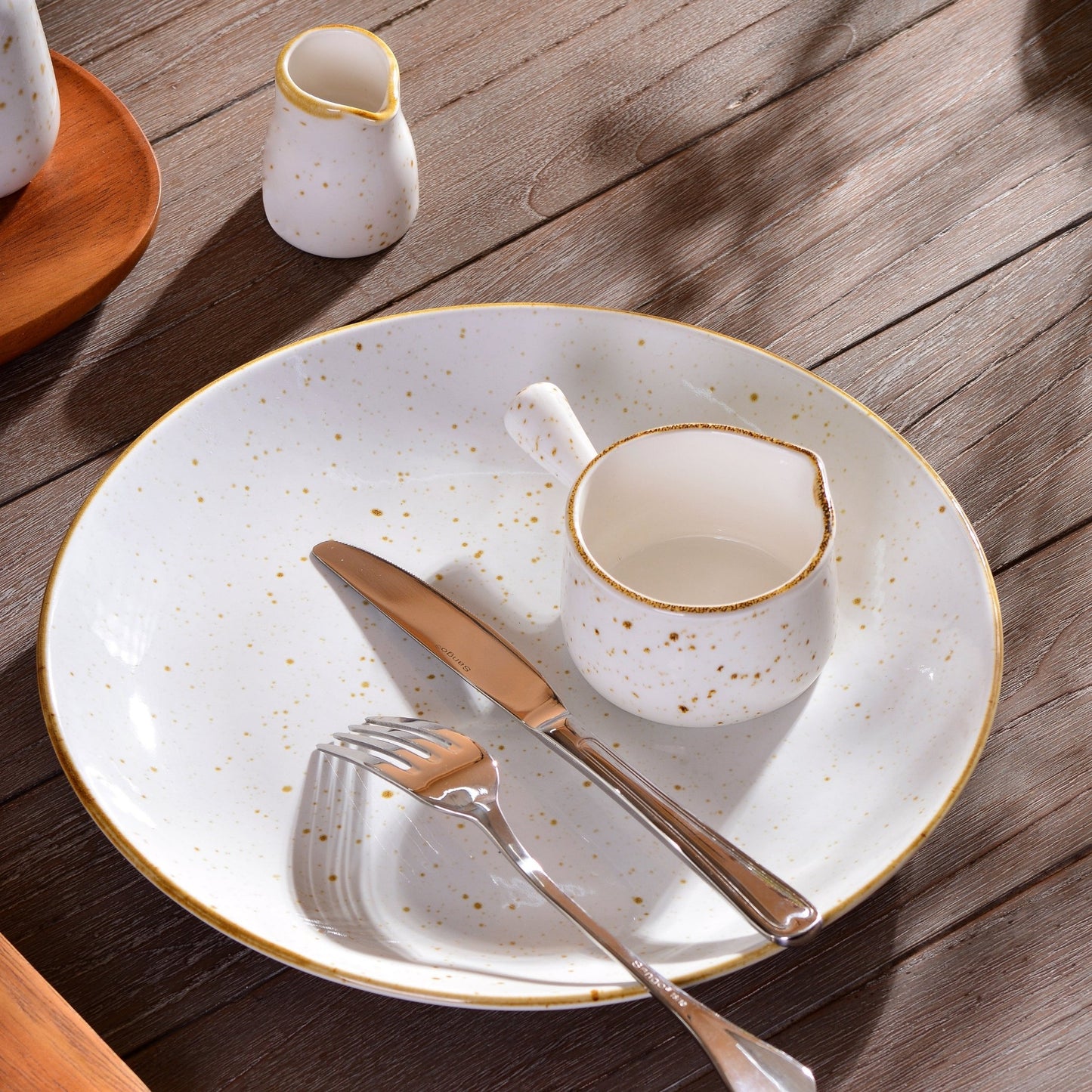 Coupe plate 20,24,26.4&31cm -Barley Cream