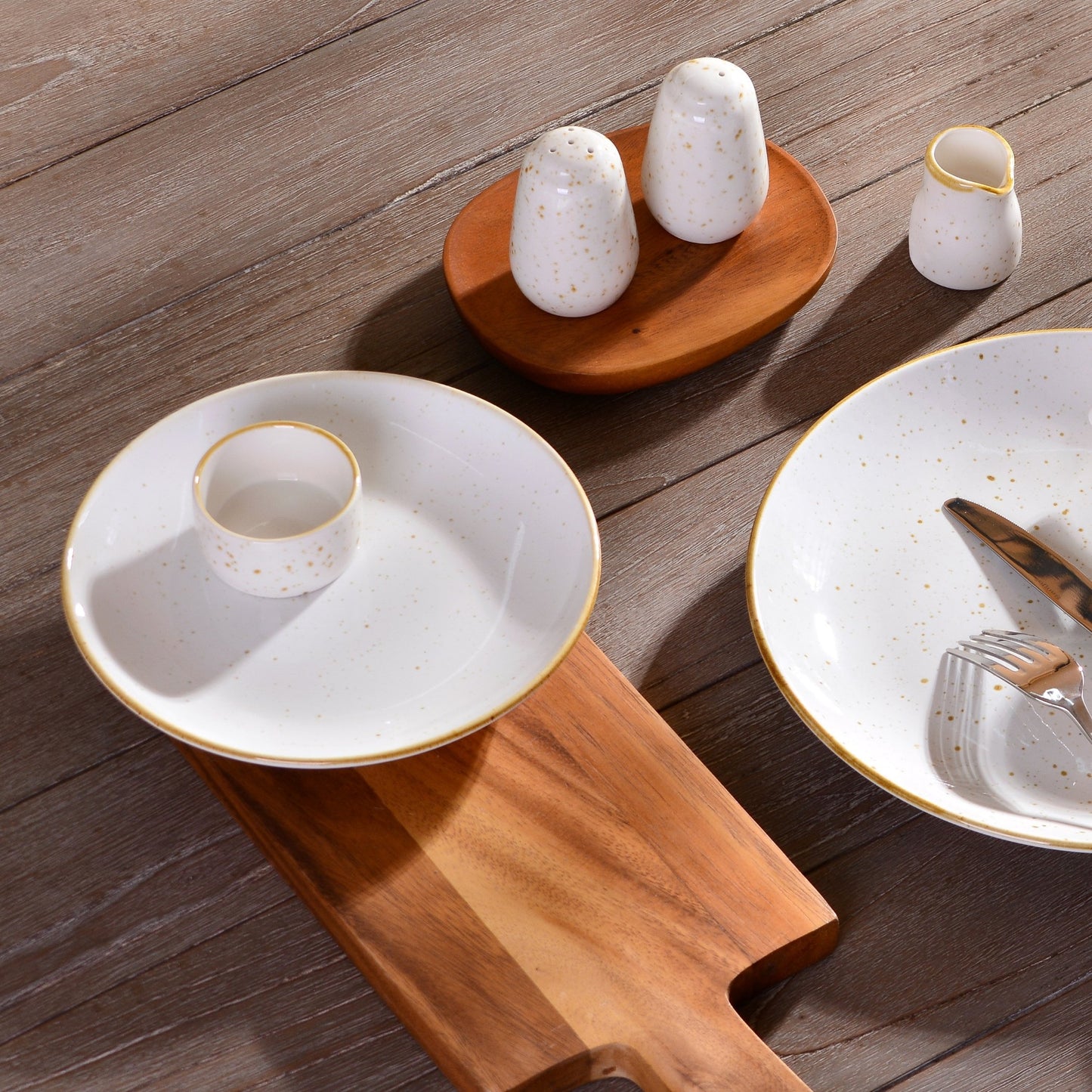 Coupe plate 20,24,26.4&31cm -Barley Cream