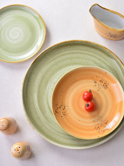 Coupe plate 20,24,26.4&31cm -Meadow Green