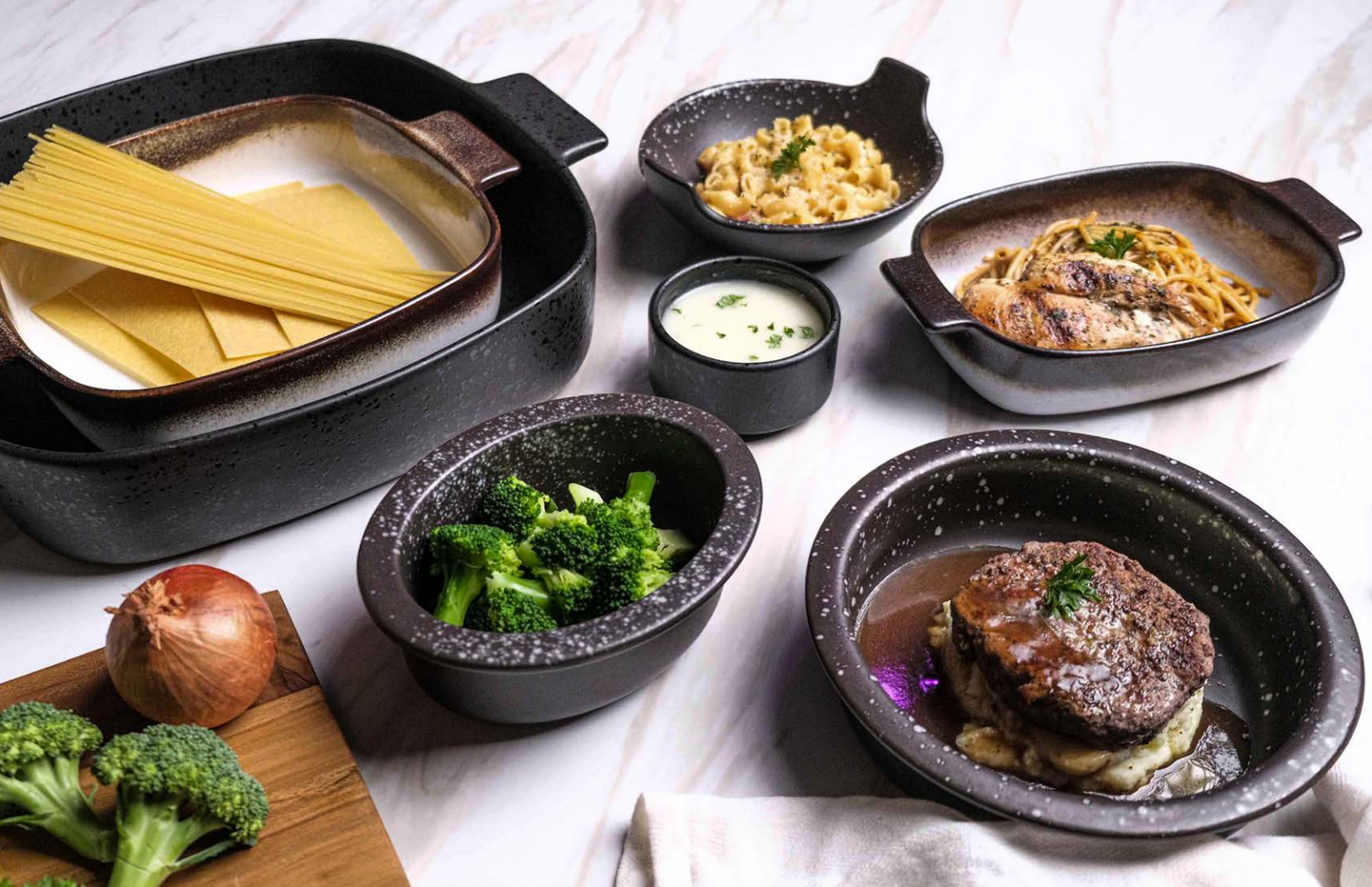 Ceramic Ramekin 7.9 cm – Brown Splatter Model