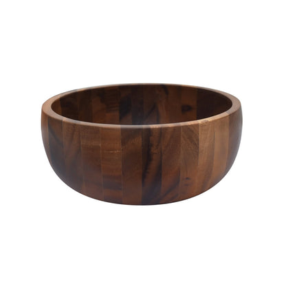 Medium round stackable bowl 19cm – Acacia wood